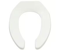Lot of (2) American Standard Commercial Elongated Toilet Seat in White
