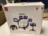 11-Piece Kids Beginner Drum Percussion Musical Instrument Toy Set - 2
