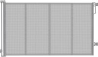 42'' Extra Tall Retractable Baby Gates with Reinforced Strip, Mesh Saftey Gate for Pets, 71'' Wide Retractable Gate, Anti-Escape Tall Dog Gates, No Drilling, Retractable Gate for Indoor/Outdoor