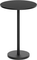 Bar Table, Round Bar Table, Counter Height Table, Pub Cocktail Table, Metal Frame, for Bistro, Dining Room, Living Room, Terrace