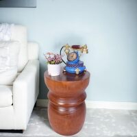 Small Tree Stump Side Table Nightstand