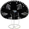 Black & Silver Charro Sombrero