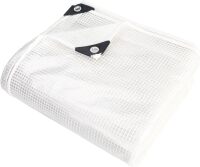 Heavy Duty Clear Tarp, UV Resistant, Waterproof Greenhouse Tarps with Grommets for Garden,Outdoor,Yard (10 mil)