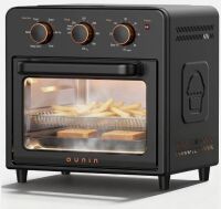 Air Fryer & Toaster Oven with Steam Infusion, 12L Compact, Countertop Friendly, Fast Preheat with Bake, Convection Bake, Grill, Broil and Warm Options, 60-Minute Timer, Stainless Steel
