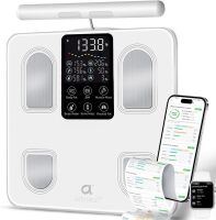 Scale for Body Weight, Smart Scale with BMI, Body Fat, Muscle Mass, Upgrade 50+ Metrics Full Body Composition Analyzer, 8-Electrode High Precision Digital Bathroom Scale, Bluetooth Sync