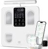 Scale for Body Weight, Smart Scale with BMI, Body Fat, Muscle Mass, Upgrade 50+ Metrics Full Body Composition Analyzer, 8-Electrode High Precision Digital Bathroom Scale, Bluetooth Sync