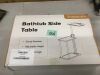 3 Layer Bamboo Bath Caddy Bath Tub Table Bath Tray Side Table Tub Caddy Tub Shelf Board - 4