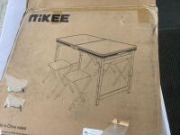 Folding Table with Chairs