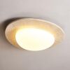 18W Yellow Cave Stone Flush Mount Dimmable LED Light Fixture