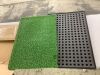 Artificial Turf Grass Potty Pad with Tray, 34" x 23" - 2