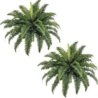 35" Artificial Boston Ferns, 2 Pack