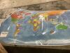 50" x 80" World Map