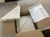 FlexStone 15 in. Corner Shelf Niche in White, 3 Pack