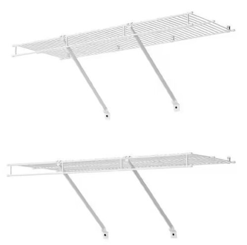 3' Wall Mounted Wire Shelves, 2 Pack