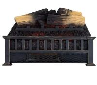 COUNTRY LIVING 20 in. Electric Fireplace Log Set Heater with Adjustable LED Flames and Remote - Nichrome Heating