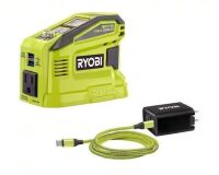 RYOBI 18V ONE+ 150-Watt Portable Battery Inverter Power Source and Charger for 18V ONE+ Batteries (Tool Only)