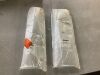 Lot of (2) 24 in. x 18 in. Metal Mesh Curtain Fireplace Screen - 2