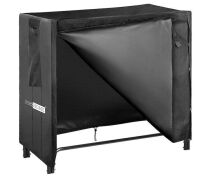 VIVOHOME 4 ft. Waterproof 600D Oxford Outdoor Firewood Rack Cover with Zipper and Tapes