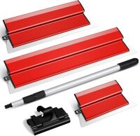 Skimming Blade Set, 10, 16 & 24 Inch Skimming Blade with 28-62 Inch Extension Handle