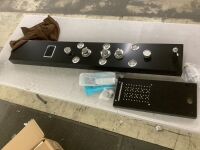 6 In 1 LED Shower Panel Tower System, 8 Body Massage Jets - Small Dent