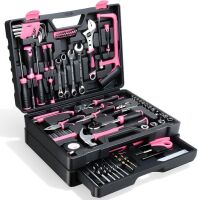 Pink Tool Kit with Case, 412pc
