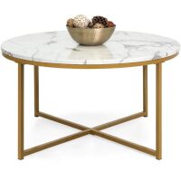 36in Faux Marble Coffee Table