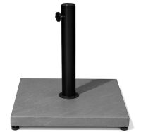 40 lbs. Concrete Outdoor Market Umbrella Base in Light Gray, Fits Umbrella Poles 1.37 to 1.9 in.