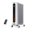 DREO 1500-Watt Portable Space Oil Filled with Remote Control, Overheat and Tip-Over Protection
