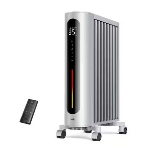 DREO 1500-Watt Portable Space Oil Filled with Remote Control, Overheat and Tip-Over Protection
