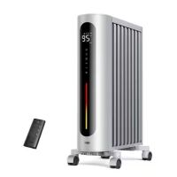 DREO 1500-Watt Portable Space Oil Filled with Remote Control, Overheat and Tip-Over Protection