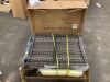 Gray Wicker Patio Sofa with 6 in. Thick Blue Cushions - 2