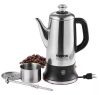 VEVOR 12-Cup Electric Percolator Coffee Pot with Keep Warm Function