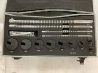 Jerax Tools No.10 Keyway Broach Set 18 pc - Damaged Case