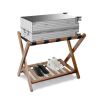 Bamboo Folding Luggage Rack