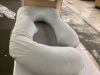 Momcozy Pregnancy Pillow with Cooling Cover - 3