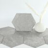W&S 24-Sheet Hexagon Peel and Stick Floor Tile