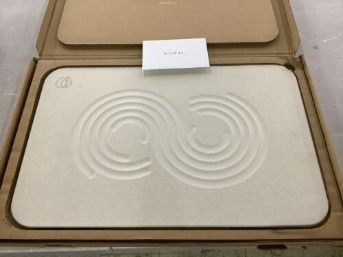 Dorai Home Bath Stone Mat 23.6"x15.4" - Chipped Corner