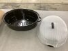 19&rdquo; Enameled Roasting Pan with Domed Lid - 2
