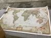 National Geographic World Executive Wall Map, Antique Style, 46 x 30.5 inches - 2