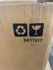 Large Water Hyacinth Double Laundry Hamper Basket w/ 2 Liner Bags - 4