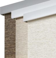 Free-Stop Cordless Roller Blinds Light Filtering Roller Shades for Windows, Natural Woven Fabric Thermal Insulation Roller Window Blinds for Windows, Home, Living Room