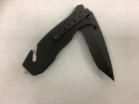Smith & Wesson Extreme Ops Tanto Lockback Folding Knife, Appears New, Sold as is