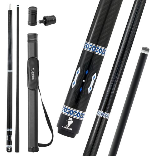 Carbon Fiber Pool Cue Stick with Case
