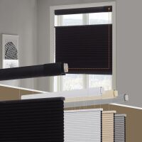 No Tools No Drill Blackout Cellular Shades for Windows Cordless Top Down Bottom Up Honeycomb Blinds,Easy to Install Cellular Blinds for Indoor Windows