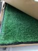 Portable Dog Grass Pad with Tray, Dog Litter Box with Artificial Grass Patch & Washable Reusable Pee Pad for Puppy Potty Training, Pet Loo Indoor Outdoor Use for Balcony Patio Apartment - 2