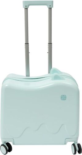 FAIRYPAGODA 18" Ride-On Kids Suitcase w/Lock, Mint Green