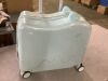 FAIRYPAGODA 18" Ride-On Kids Suitcase w/Lock, Mint Green - 2