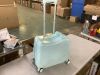 FAIRYPAGODA 18" Ride-On Kids Suitcase w/Lock, Mint Green - 5