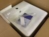 Eridanus Turner Crisp White Vitreous China 16 in. Square Wall-Mount Vessel Sink with Faucet Hole and Overflow - 3