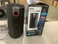 Shark True Console 1000 sq. ft. HEPA Filter Air Purifier and Cleaner in Blacks with True NanoSeal, Cleansense IQ and Odor Lock